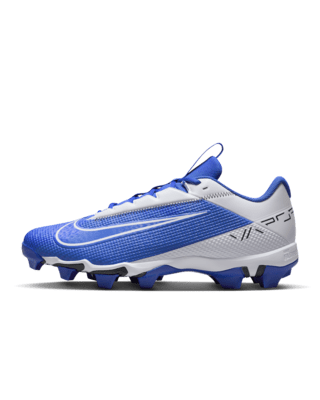 Navy blue and white nike football cleats best sale